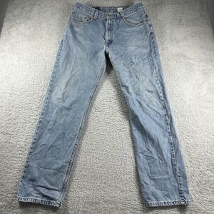 VINTAGE Levi's 505 Jeans Mens 34x32 Blue‎ Faded Distressed Classic Y2K